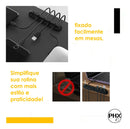 Organizador De Cabos E Fios Em Silicone Para Mesa E Carro