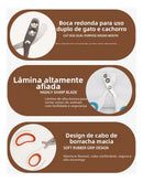 Cortador de unhas profissional para gatos e cães