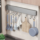 Rack Para Utensílios De Cozinha, 8 Ganchos