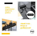 Organizador De Cabos E Fios Em Silicone Para Mesa E Carro