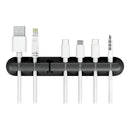 Organizador De Cabos E Fios Em Silicone Para Mesa E Carro