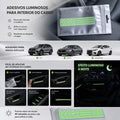 Car Luminous Button Stickers, Window Lift Switch Decals, Glowing Night Lights Inter
