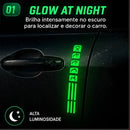 Car Luminous Button Stickers, Window Lift Switch Decals, Glowing Night Lights Inter