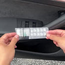 Car Luminous Button Stickers, Window Lift Switch Decals, Glowing Night Lights Inter