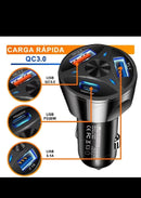 Carregador Veicular Turbo Universal 3 Portas.