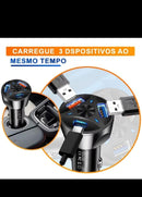 Carregador Veicular Turbo Universal 3 Portas.