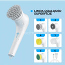Escova de Limpeza Elétrica 5 em 1 com Carregamento USB (5 peças de brinde) - Treslo Shop