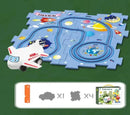 Conjunto de Carros de Trilha Educativa para Crianças - Treslo Shop