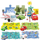 Conjunto de Carros de Trilha Educativa para Crianças - Treslo Shop